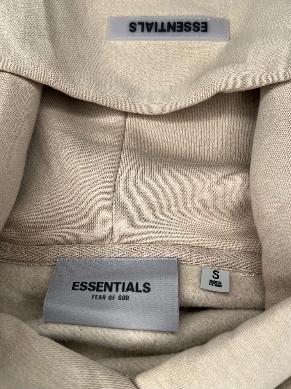 Fear of God ESSENTIALS Tan Pullover Hoodie
